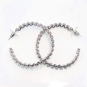 NEW Kendra Scott Silver Fallyn Hoop Earrings